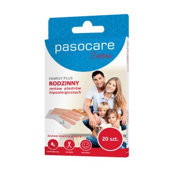 Pasocare Zestaw rodzinny plastrów hipoalergicznych